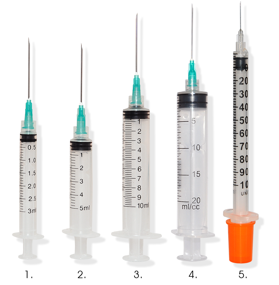 Needles & Syringes x10