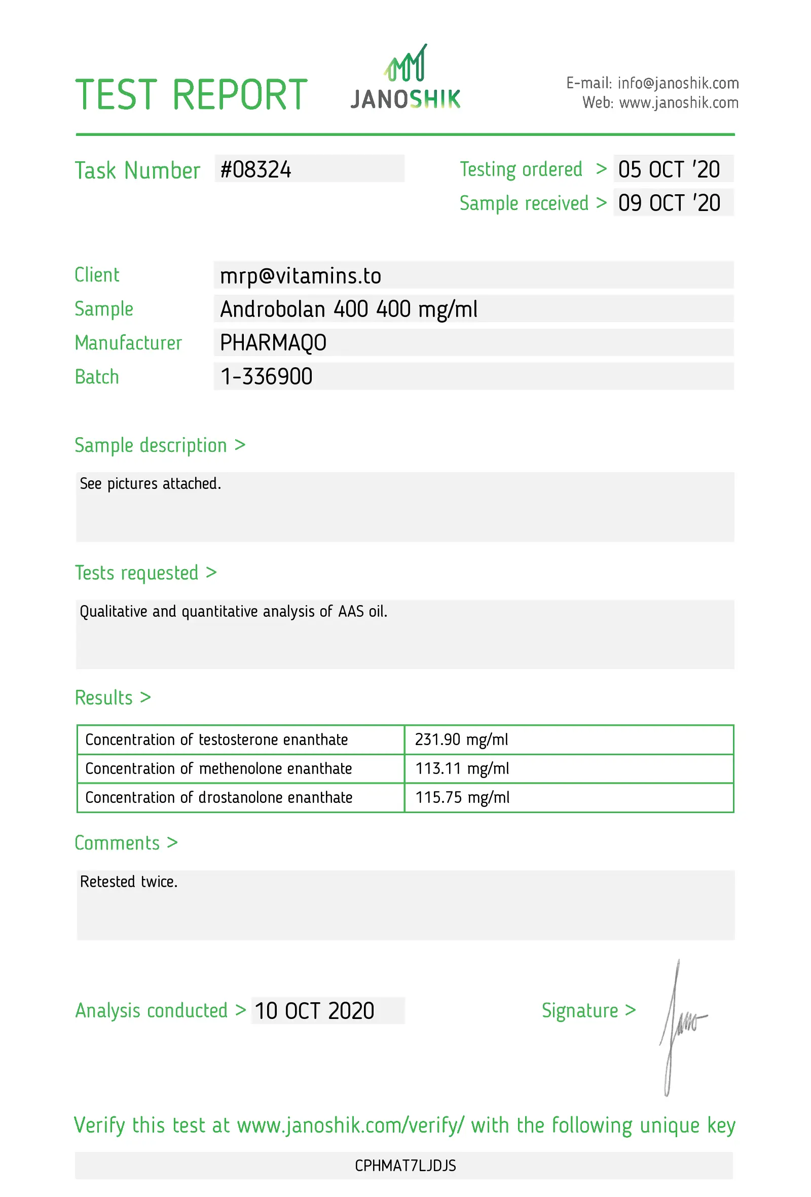Androbolan 400 – Pharmaqo Labs – Image 2
