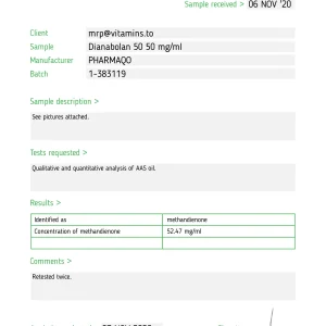 Alternative view of Dianabolan 50 – Pharmaqo Labs