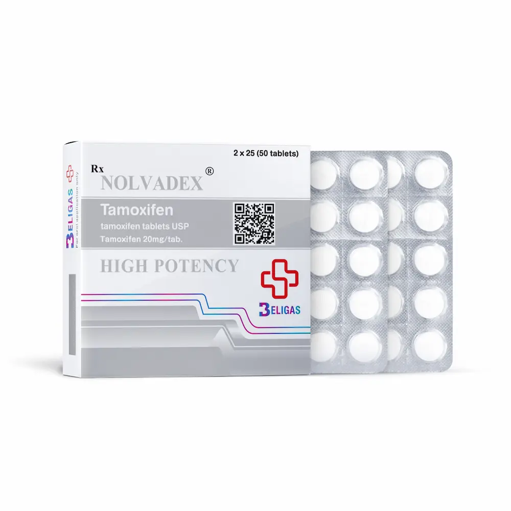 Nolvadex – Tamoxifen (50tabs/20mg) – Beligas Pharmaceuticals