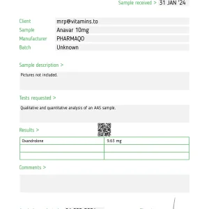 Alternative view of Anavar10 – Pharmaqo Labs [10mg/100tabs]