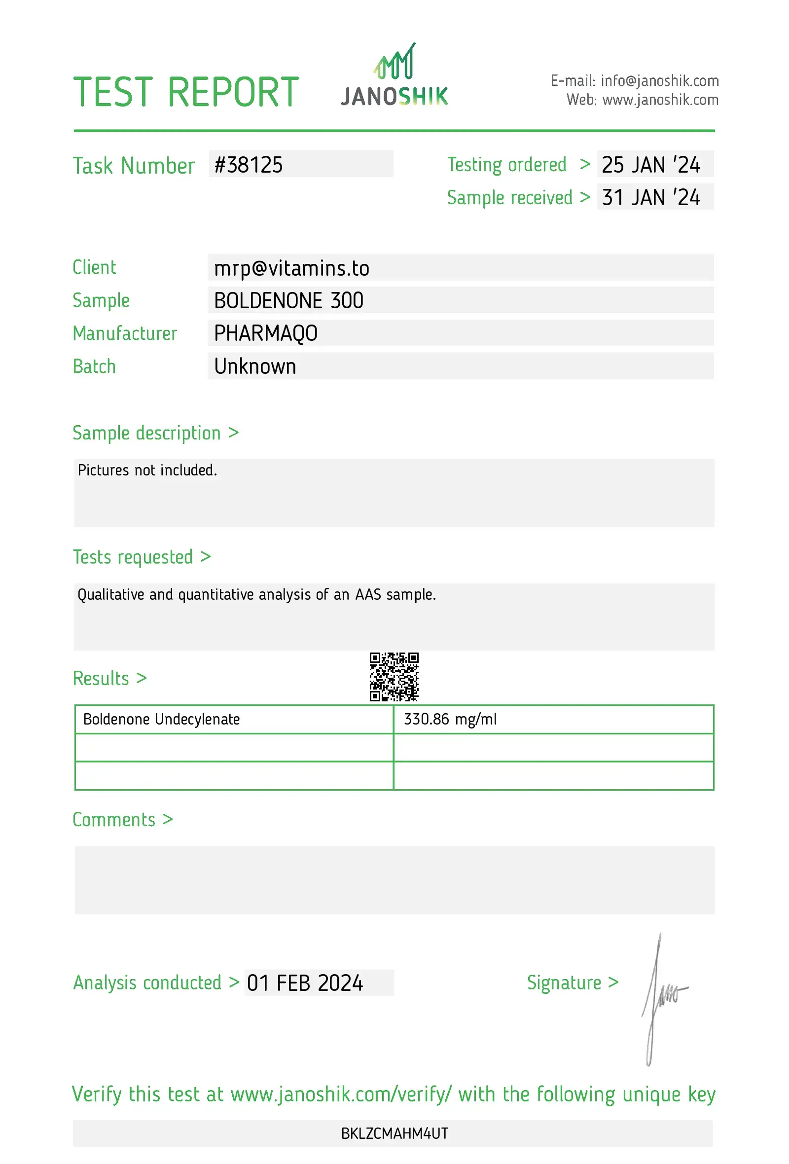 Boldenone 300 – Pharmaqo Labs – Image 2