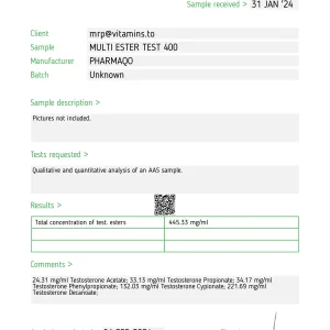 Alternative view of Supersus 400 – Pharmaqo Labs