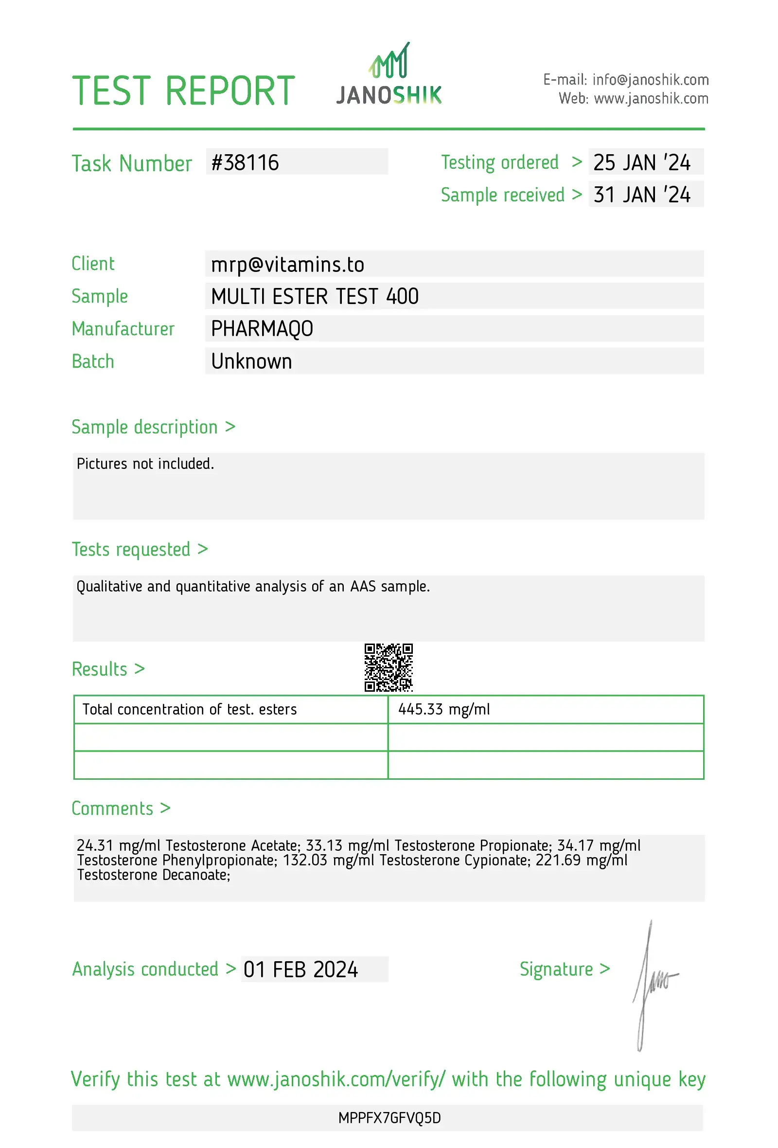 Supersus 400 – Pharmaqo Labs – Image 2