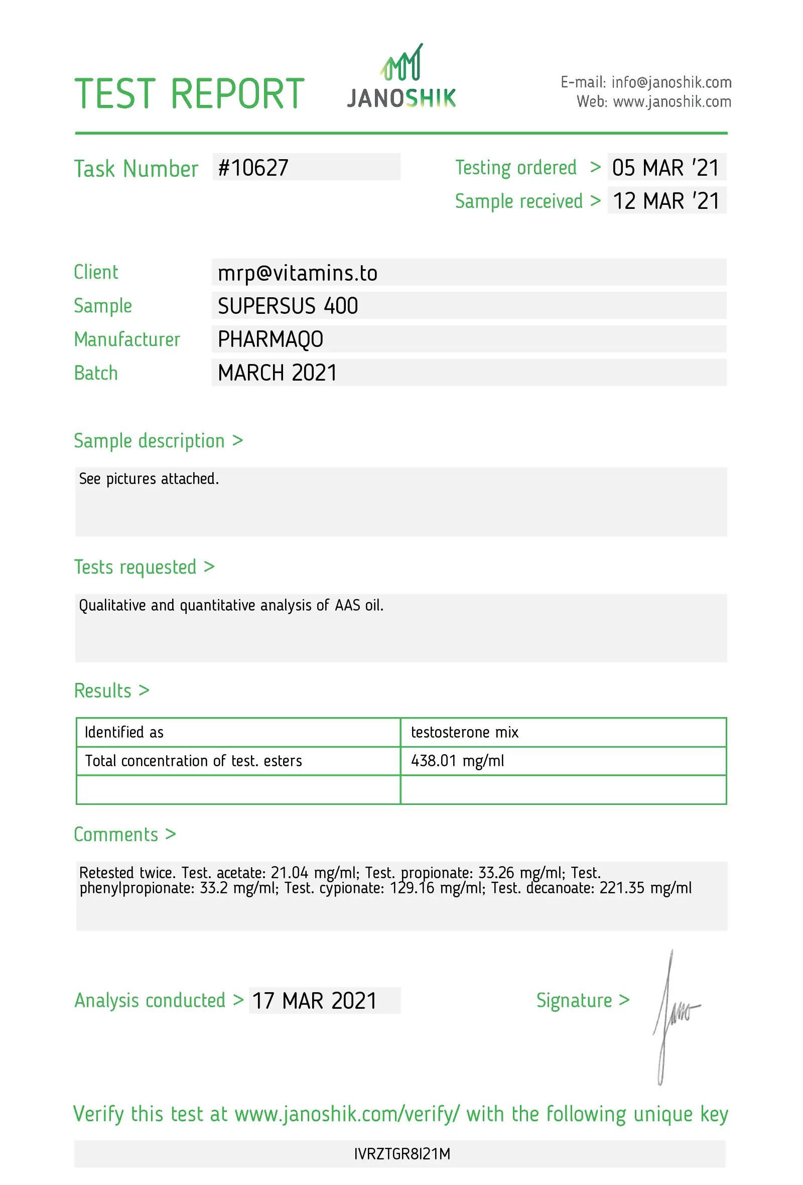 Supersus 400 – Pharmaqo Labs – Image 6