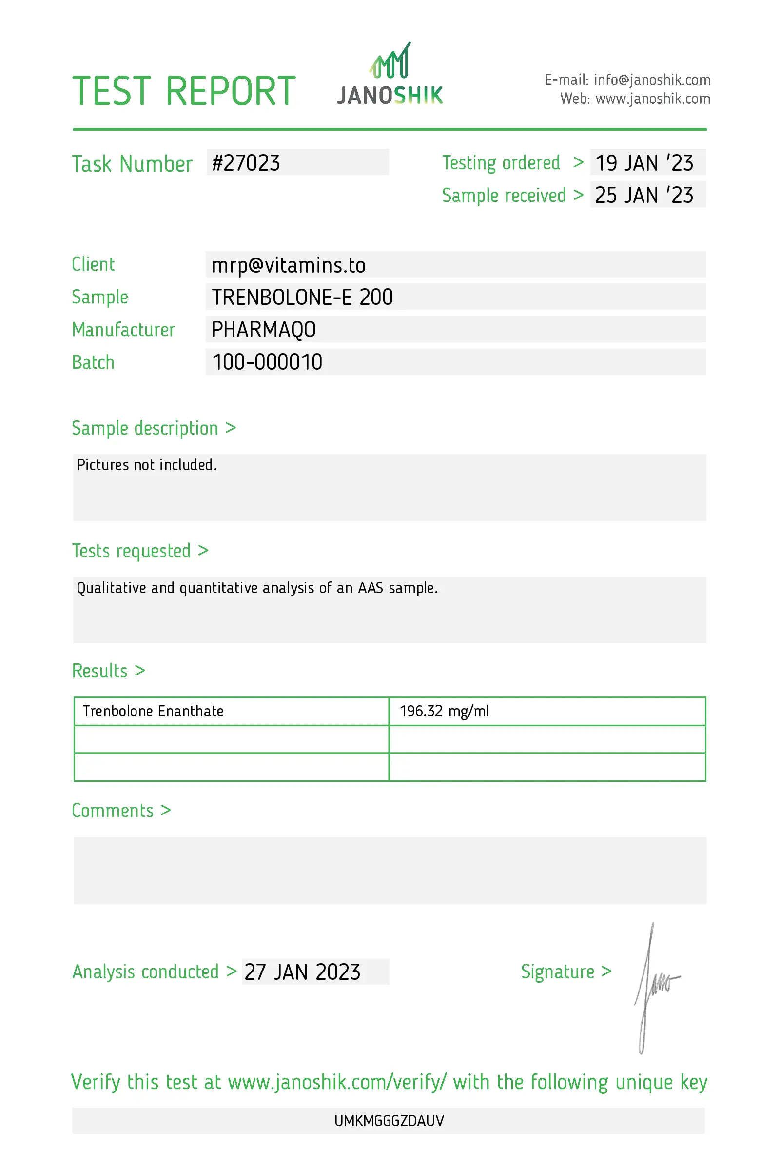 Trenbolone-E 200 – Pharmaqo Labs – Image 3
