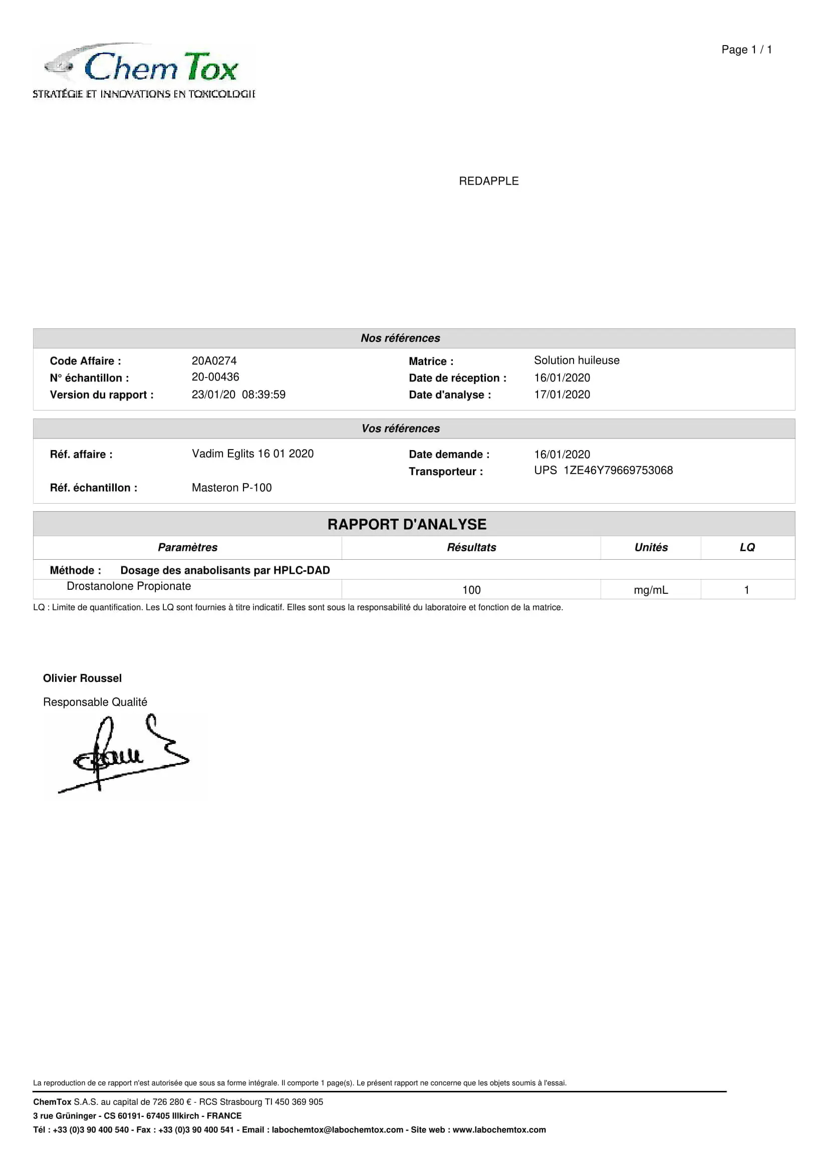 Drostanolone-P 100 – Pharmaqo Labs – Image 4