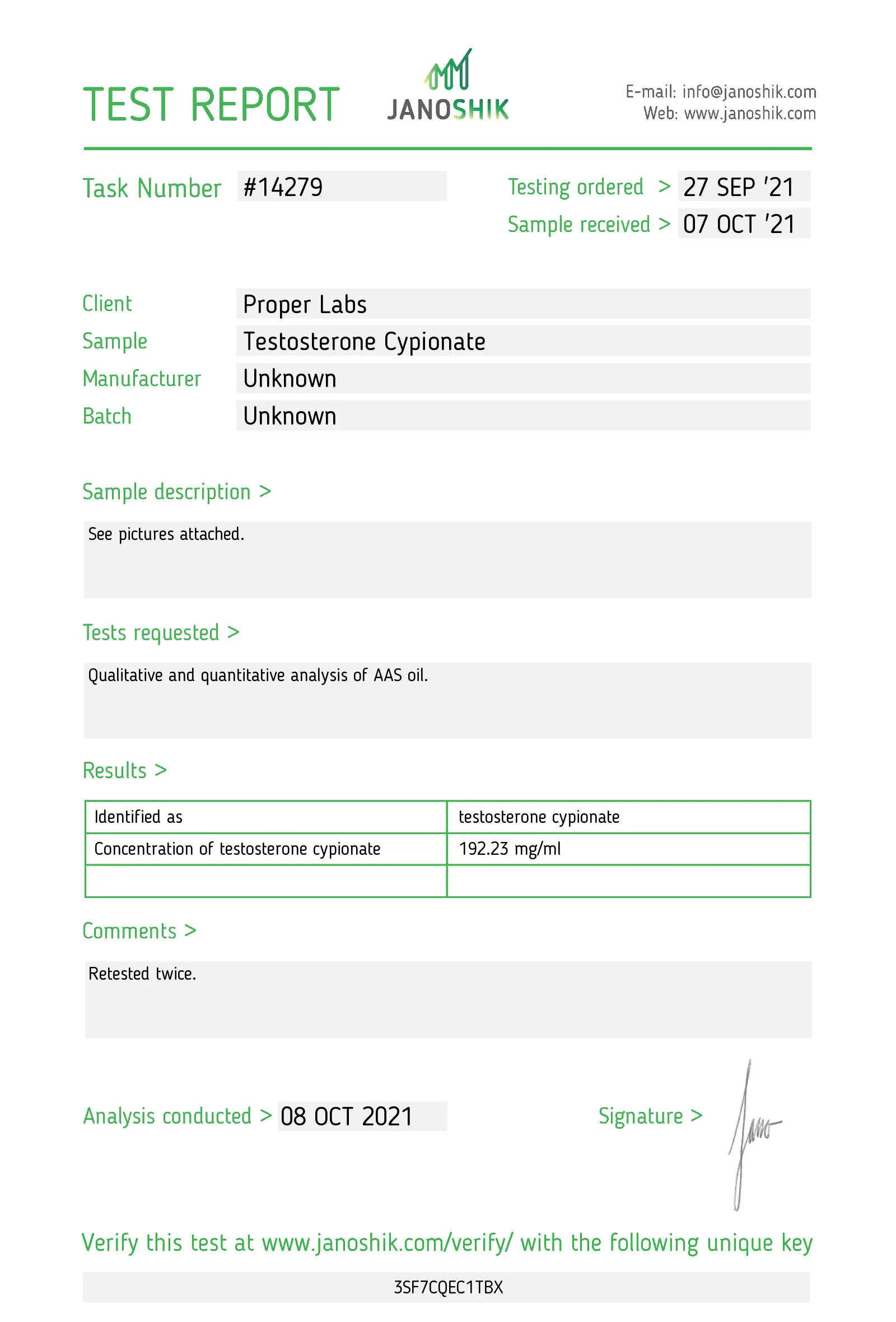 Testosterone Cypionate 200 – Proper Labs – Image 2
