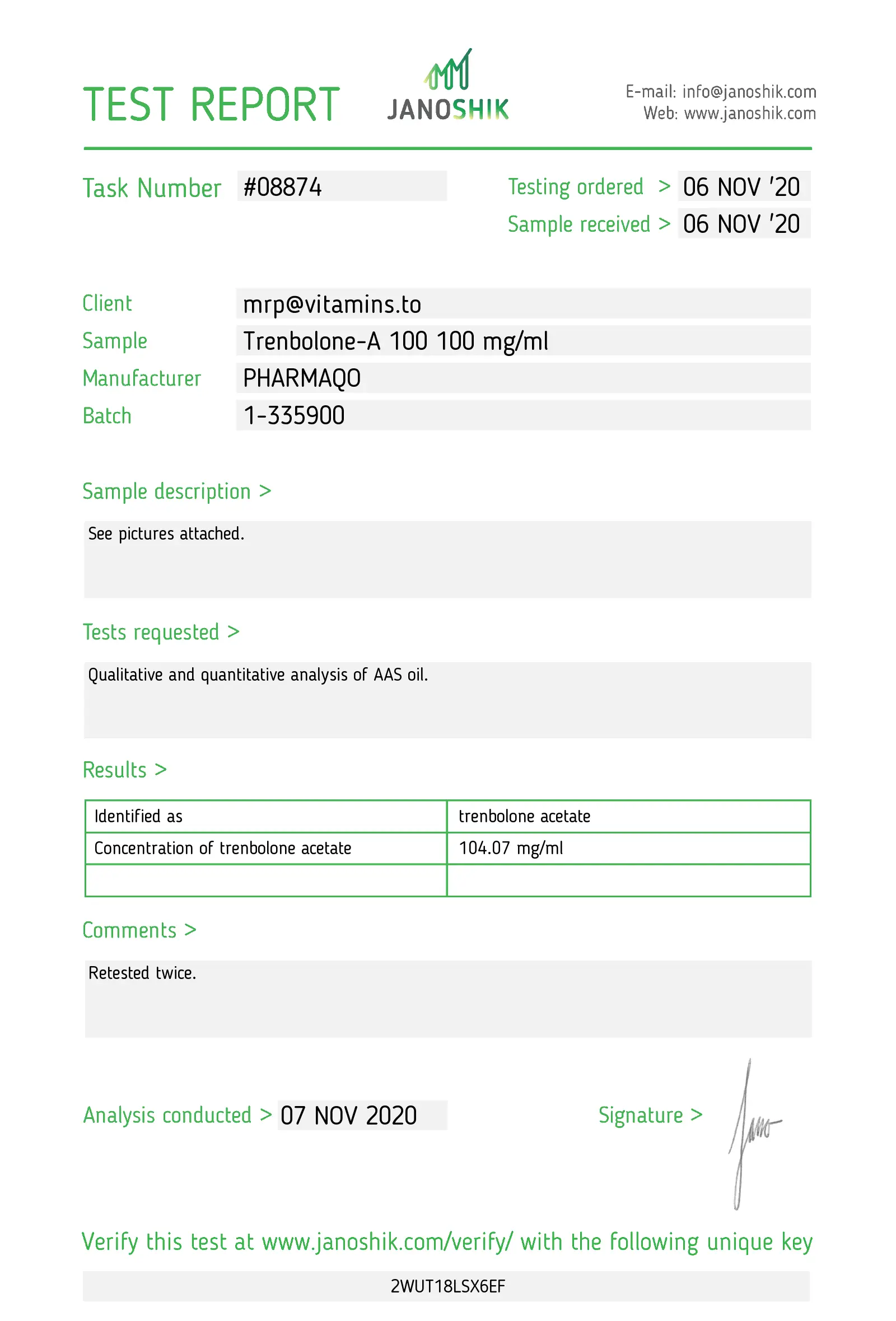 Trenabolone Ace. – Pharmaqo Labs – Image 6