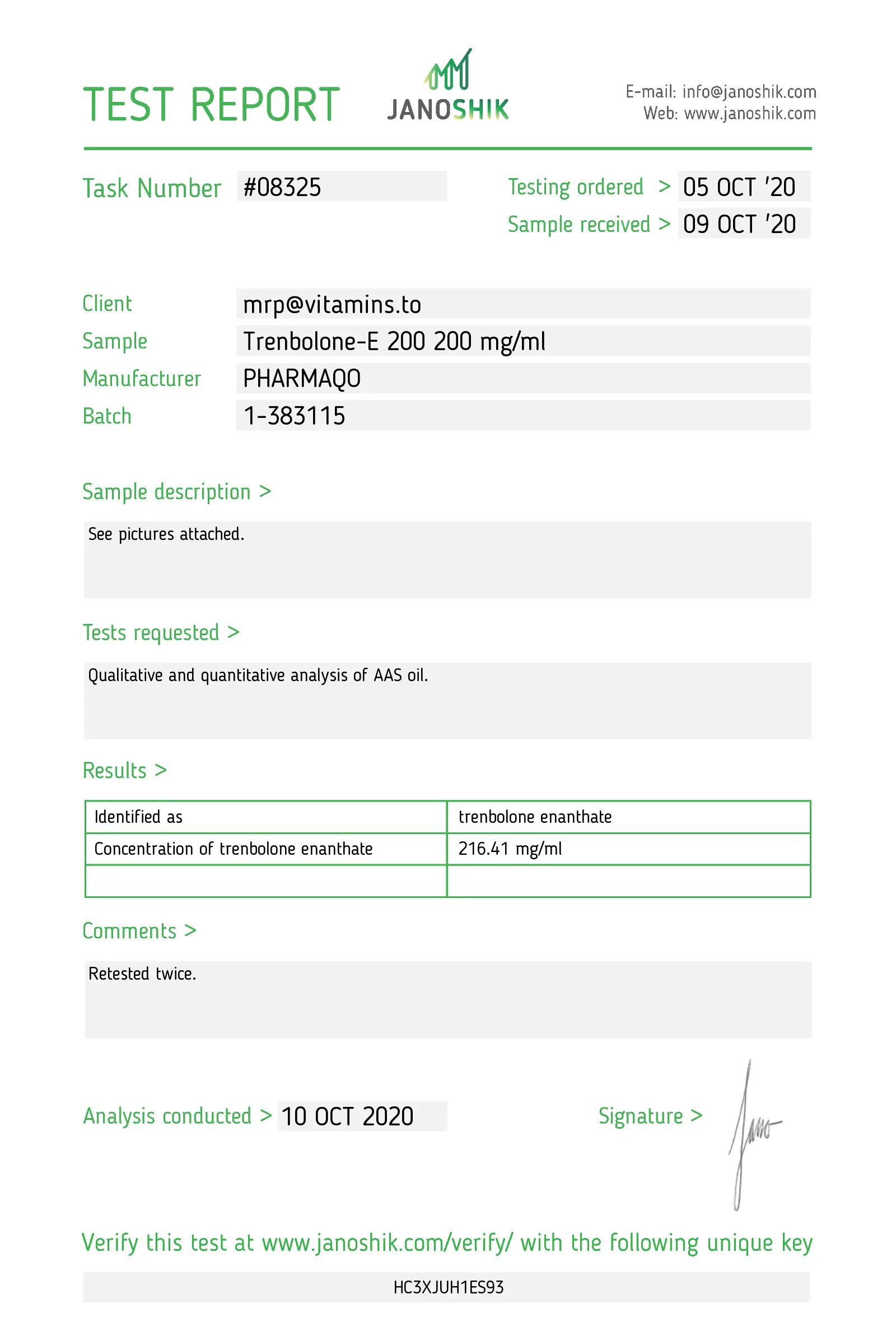 Trenbolone-E 200 – Pharmaqo Labs – Image 5