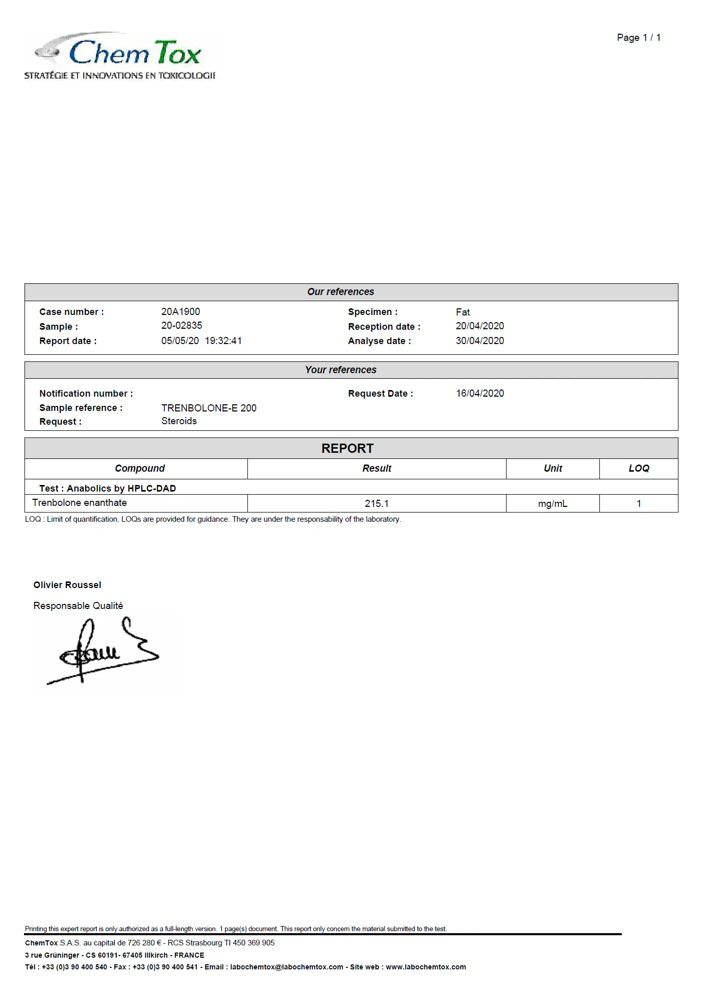 Trenbolone-E 200 – Pharmaqo Labs – Image 6