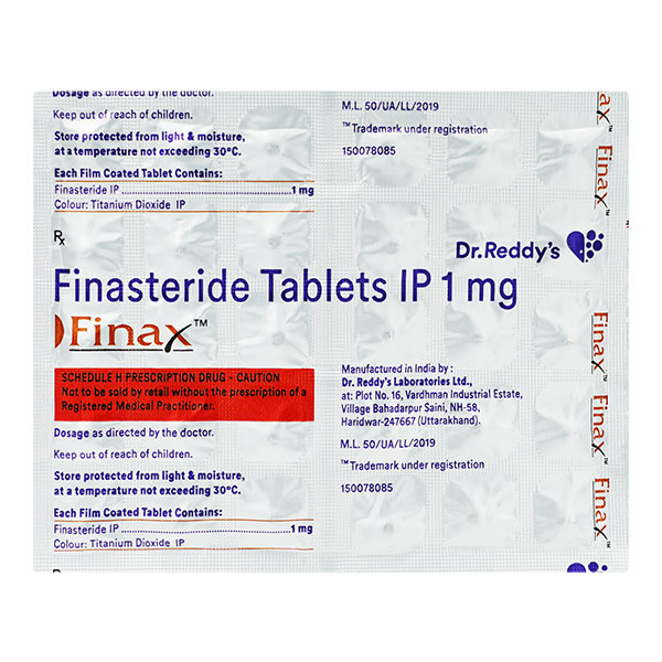 Finasteride Finax – 1mg (10 Comprimé)